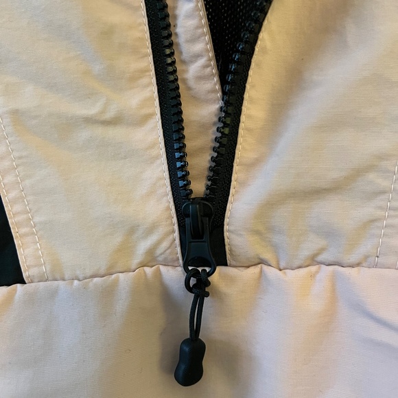 Divided H&M Mens Large‎ Black & Pink Half Zip Adult Casual Windbreaker Hooded - Picture 8 of 8